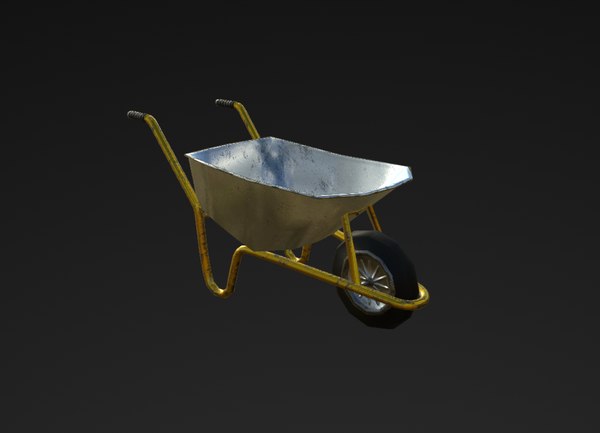 Wheelbarrow model - TurboSquid 1263672