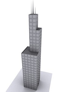 3d model city building
