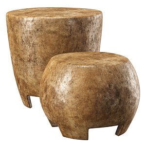 Tambour stools by Tinja