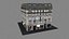 3D model Typical Parisian Apartment Building 19