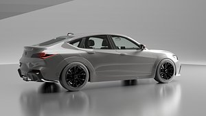 Honda Acura Integra type s Full 3d model with interior full textured