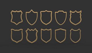 Badge Patche 3D model 3D model