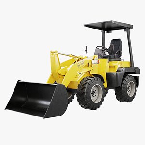 Small Agricultural Wheeled Loader 3D model