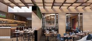 Modern Restaurant  Bar model