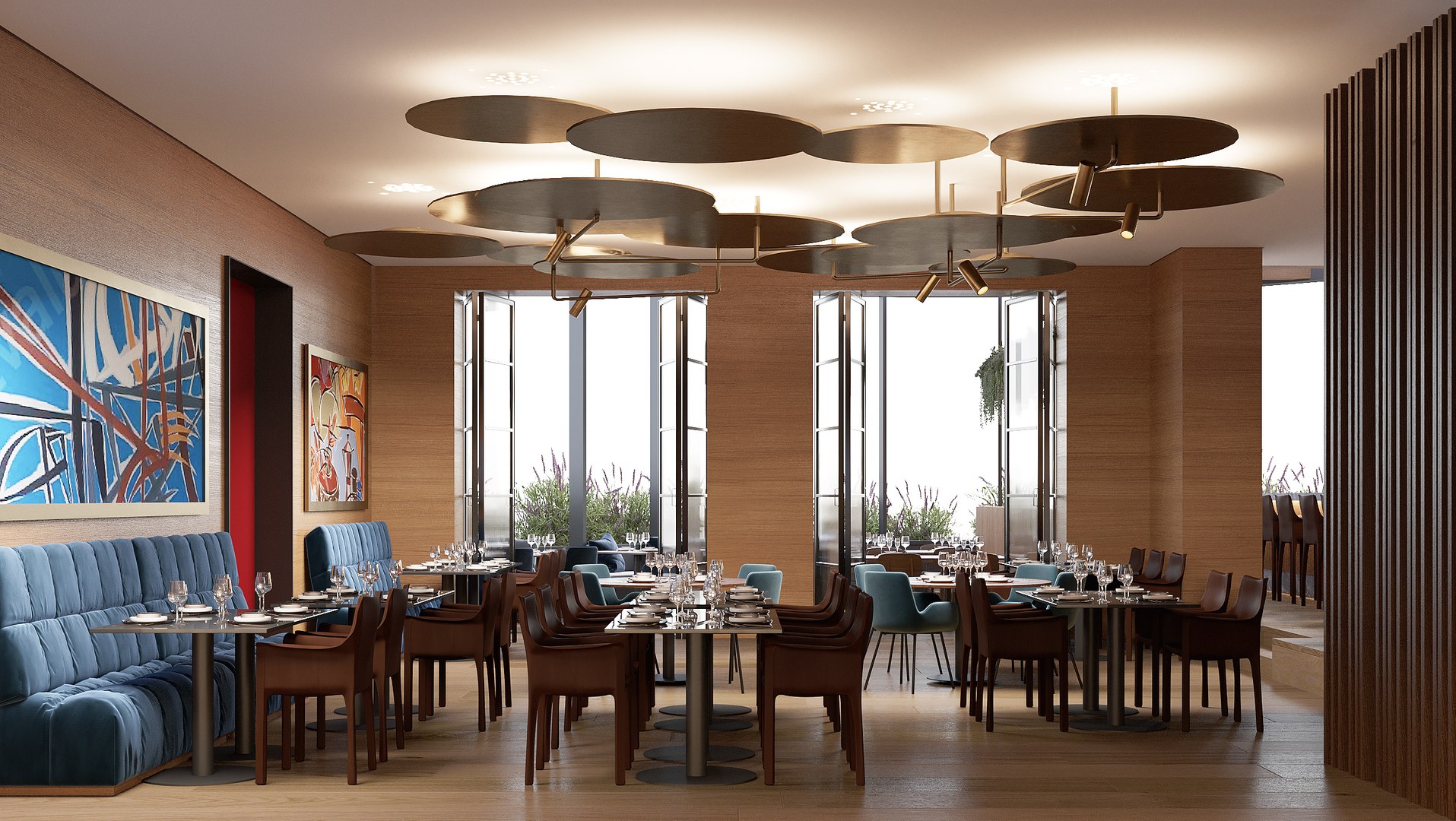 Modern Restaurant Bar Model - TurboSquid 2226969