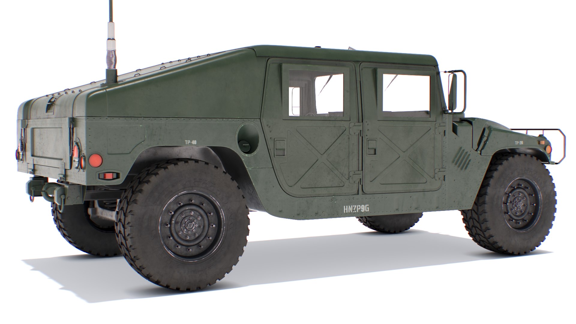3D Military Humvee - TurboSquid 2387200