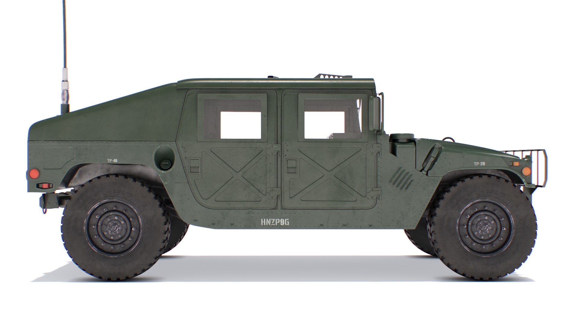 3D Military Humvee - TurboSquid 2387200