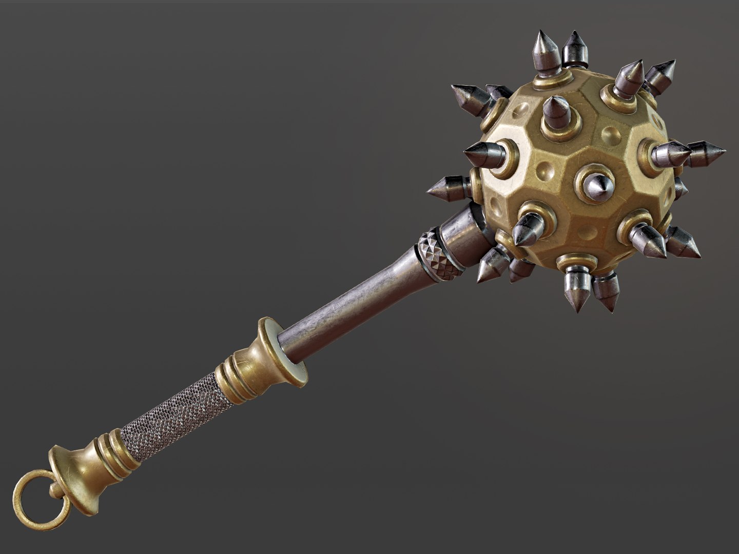 Weapon Club Morningstar 3D Model - TurboSquid 1673197