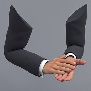Male Arms Applause Animated Rigged For Maya