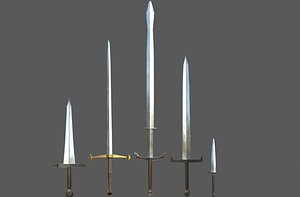 weapon dagger sword 3D model