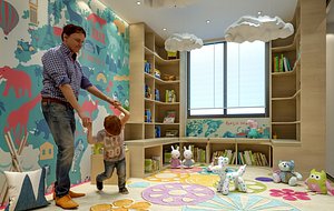 3D kids playroom - Entertainment Room