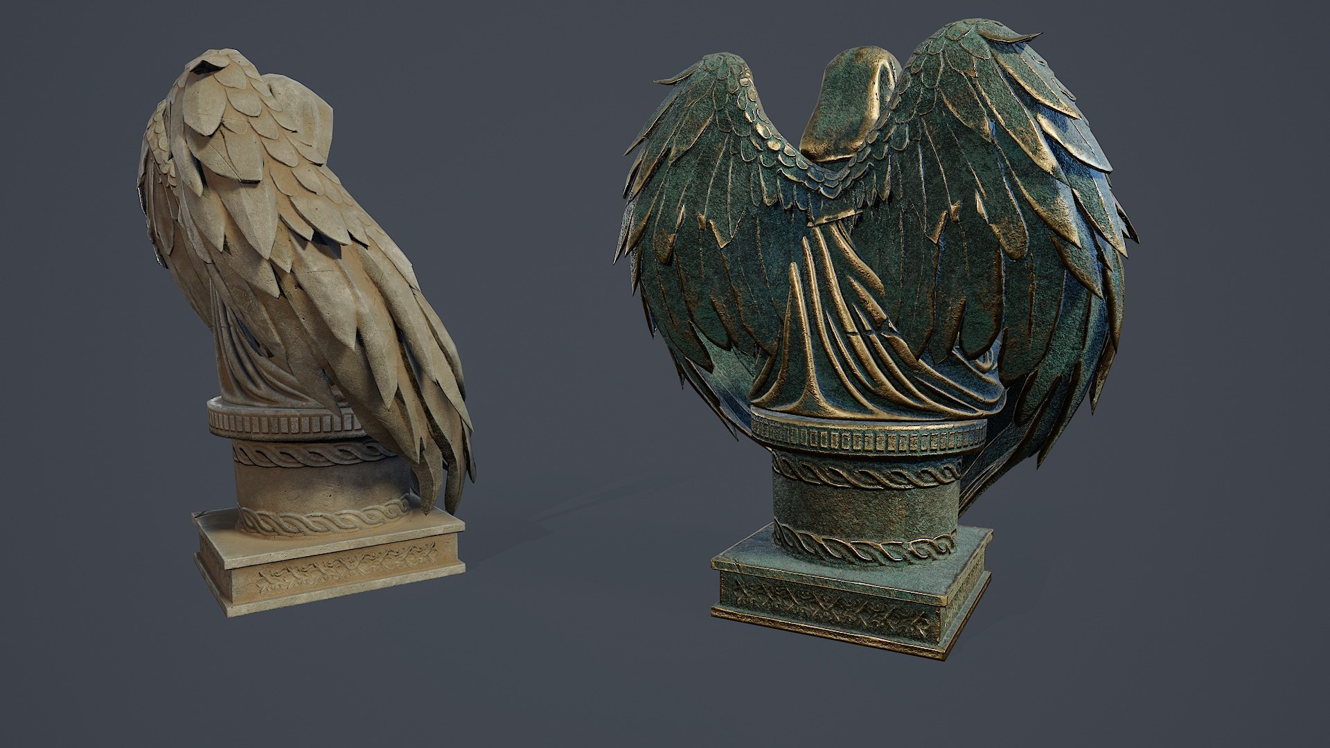 Monk Angel Statue Collection PBR 3D model https://p.turbosquid.com/ts-thumb/Bb/HZFCig/Ml/untitled_camera1/jpg/1766841276/1920x1080/fit_q87/649d7109357cc363c27385a4615c2b3eb8729ee5/untitled_camera1.jpg