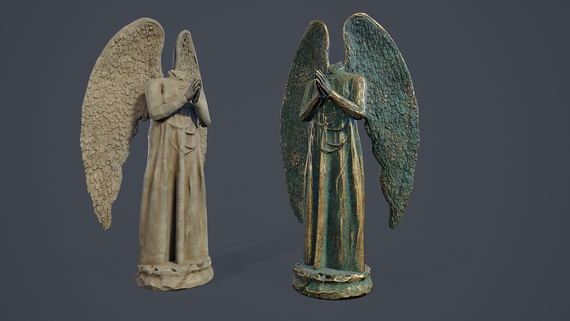Monk Angel Statue Collection PBR 3D model https://p.turbosquid.com/ts-thumb/Bb/HZFCig/nN/monk4_camera1/jpg/1763555365/1920x1080/fit_q87/cb6dcf71783c22b175c51d1b27840688d6bf5171/monk4_camera1.jpg