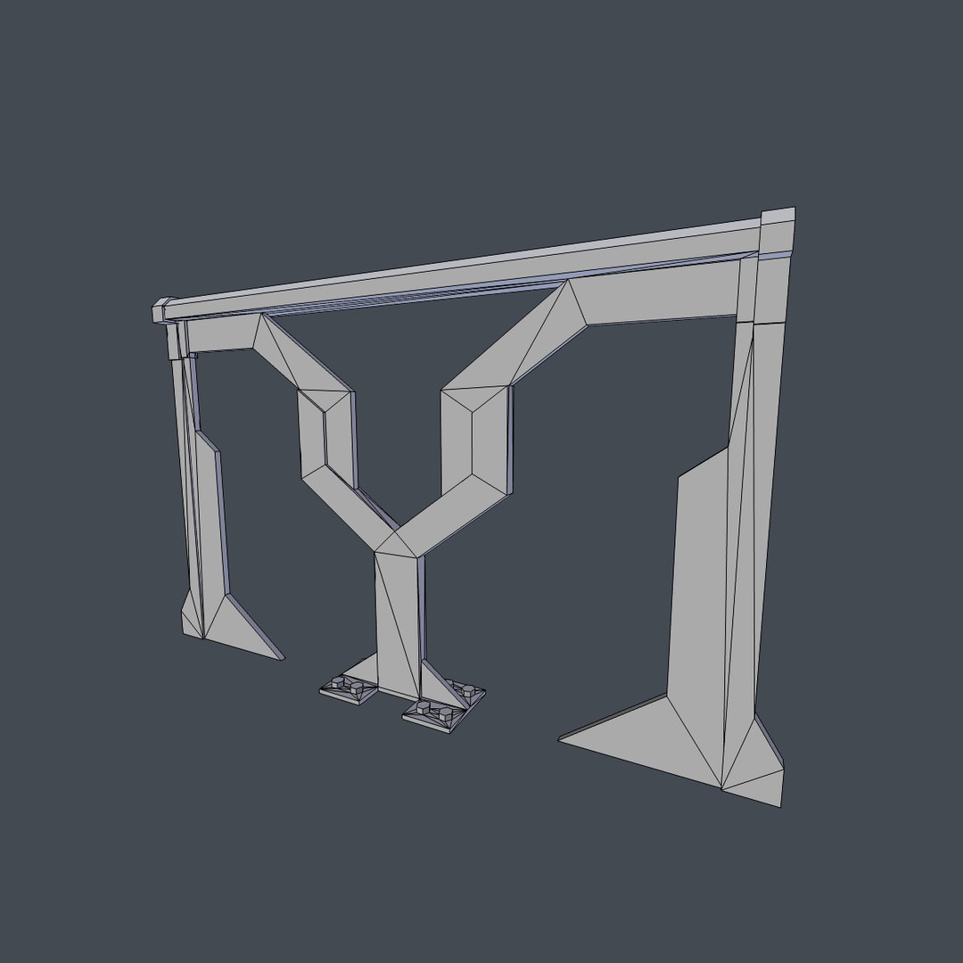 Free 3ds Model Modular Railing
