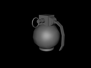 grenade bomb 3d model