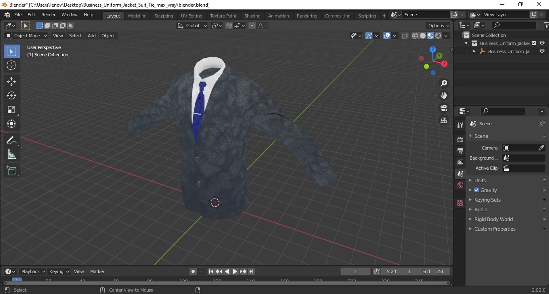 3D Business Uniform Jacket Suit Tie model https://p.turbosquid.com/ts-thumb/Bb/LMjDXm/hh/businessuniformjacketsuittie3dmodel020/jpg/1715975830/1920x1080/fit_q87/feb1841f3b411739ab3ee12867b93148ecb76d0c/businessuniformjacketsuittie3dmodel020.jpg
