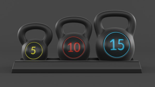 Kettlebell Set 3D