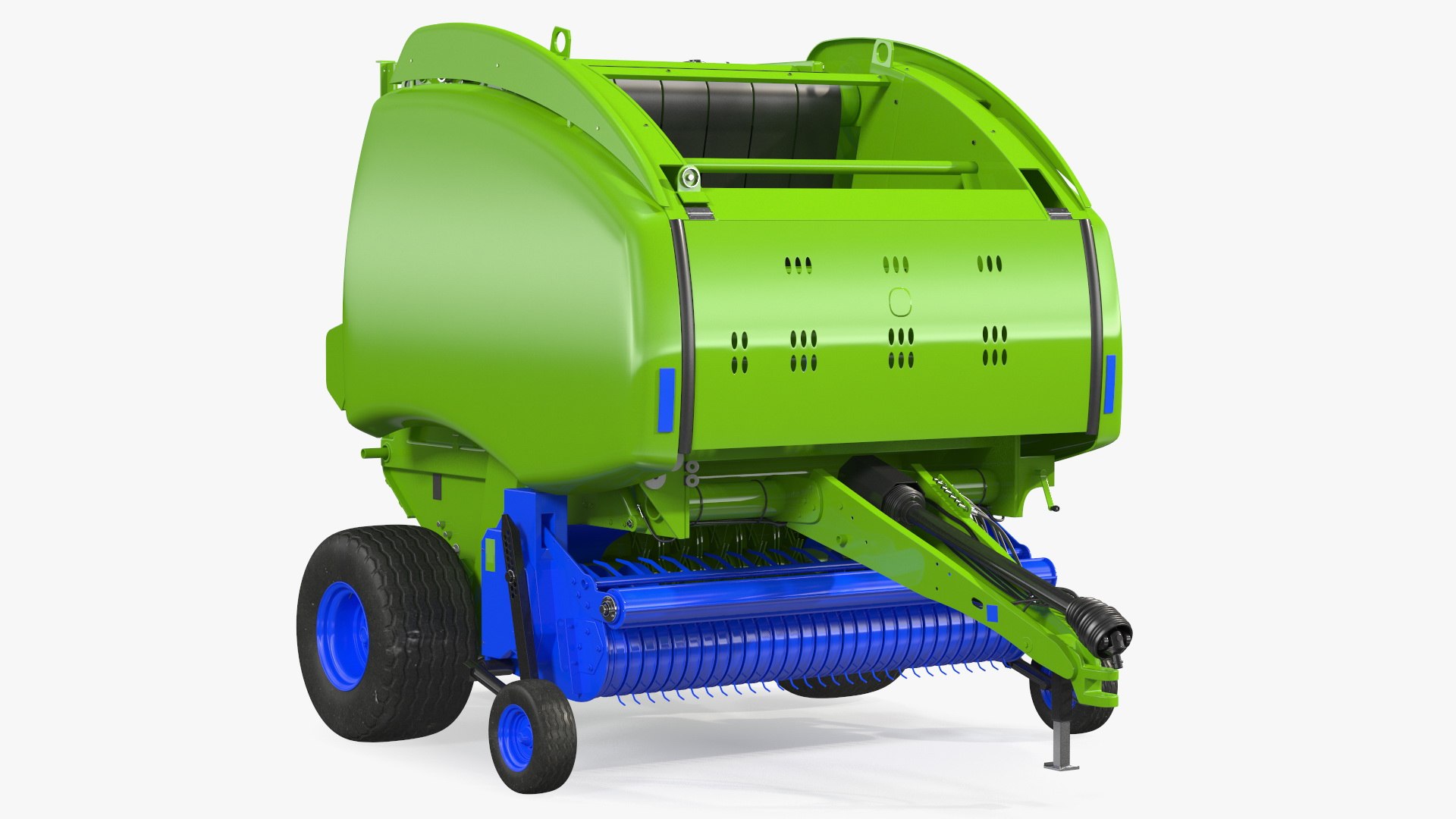 Bale Wrapper Machine 3D model preview