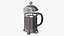 French Press Kaffeekanne 2 mit Kaffee