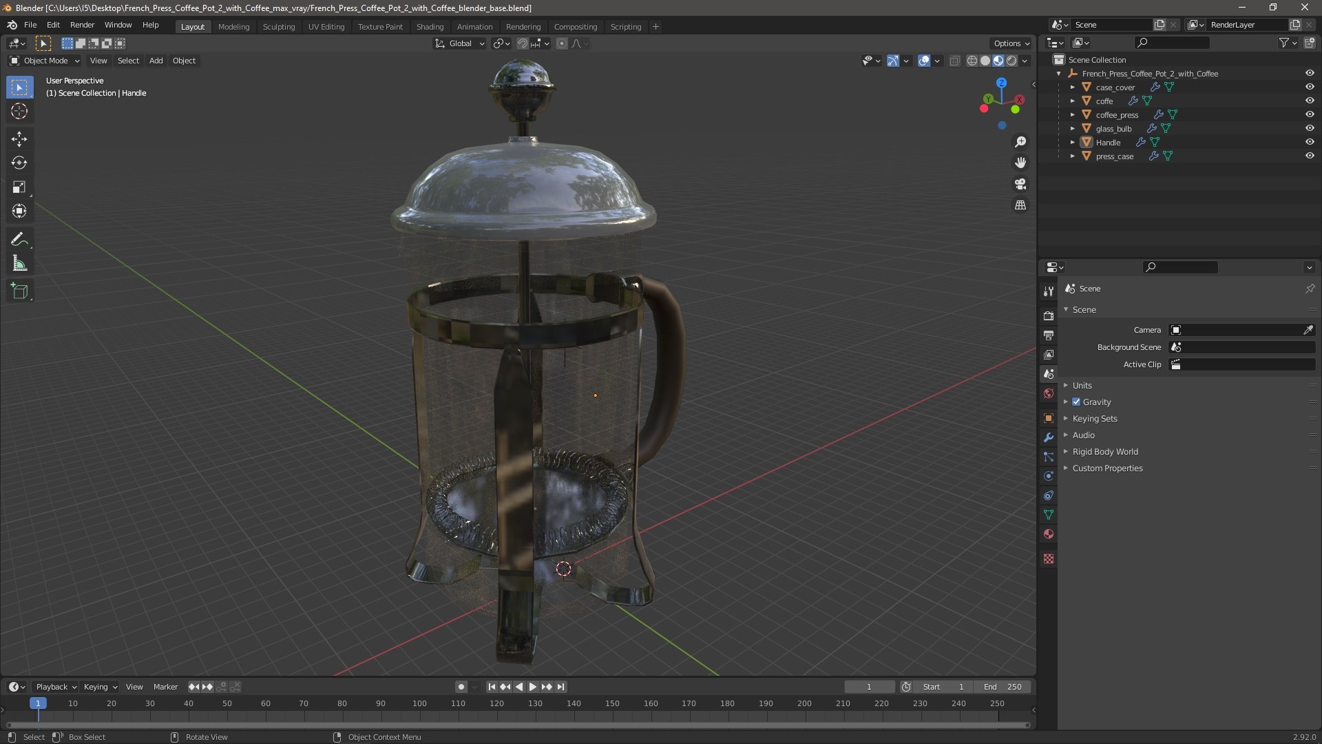 3D model French Press Coffee Pot 2 with Coffee https://p.turbosquid.com/ts-thumb/Bb/Sp3Edf/N9/frenchpresscoffeepot2withcoffee3dmodel019/jpg/1710876070/1920x1080/fit_q87/fe8d643f8103434540c08489636317a805445502/frenchpresscoffeepot2withcoffee3dmodel019.jpg