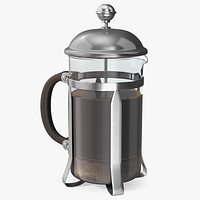 French Press Coffee Pot 2 with Coffee(1)