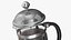French Press Kaffeekanne 2 mit Kaffee