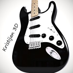 obj electric guitar