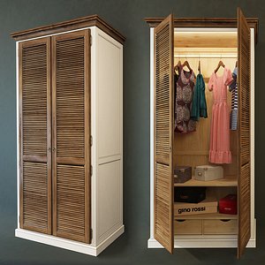 Wardrobe 2-door Folk. Wellige