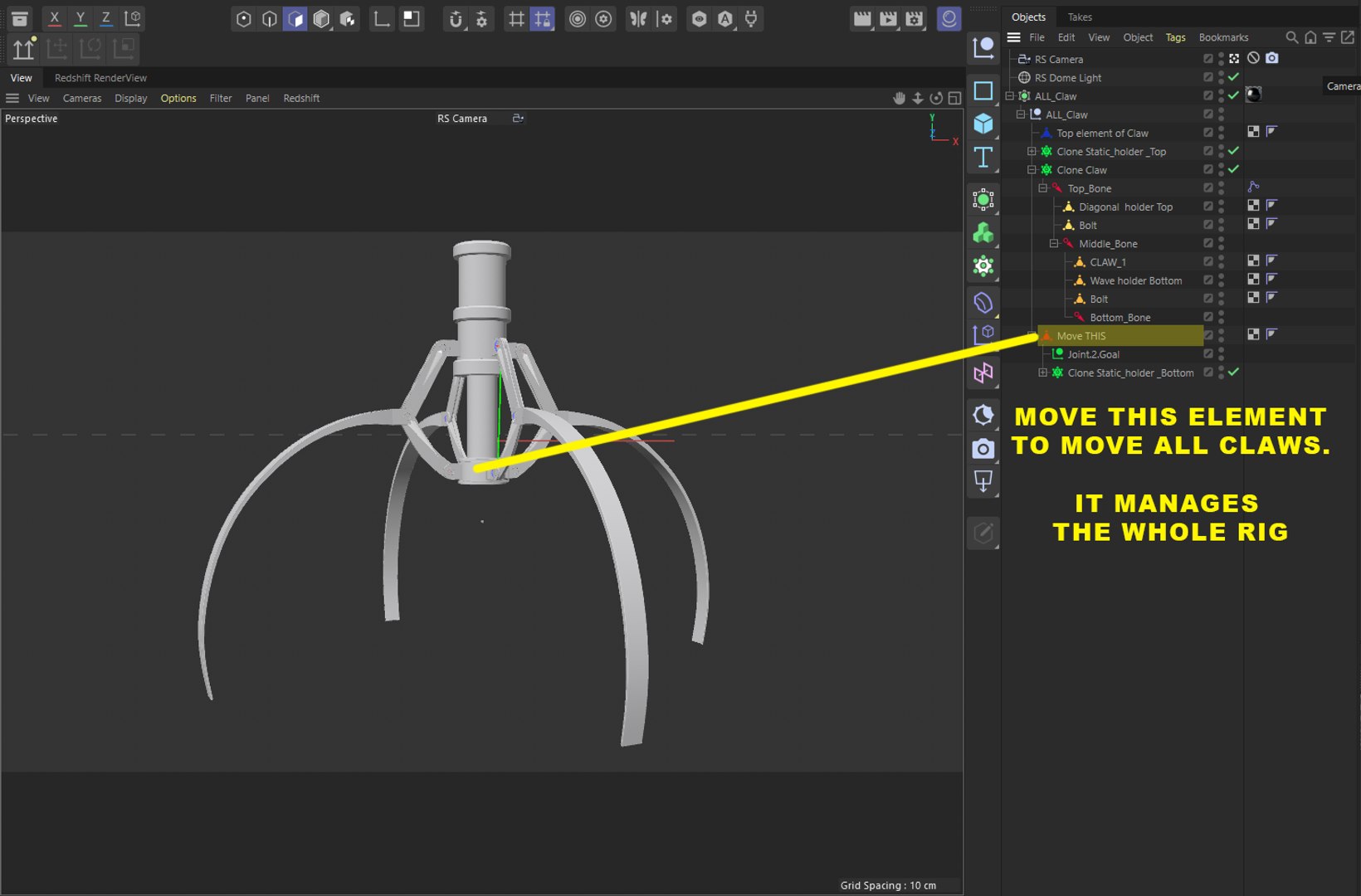 3D Model Of Metal Claw 8 3D Model - TurboSquid 2348155
