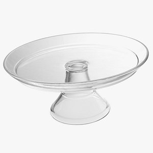 3D cake stand glass