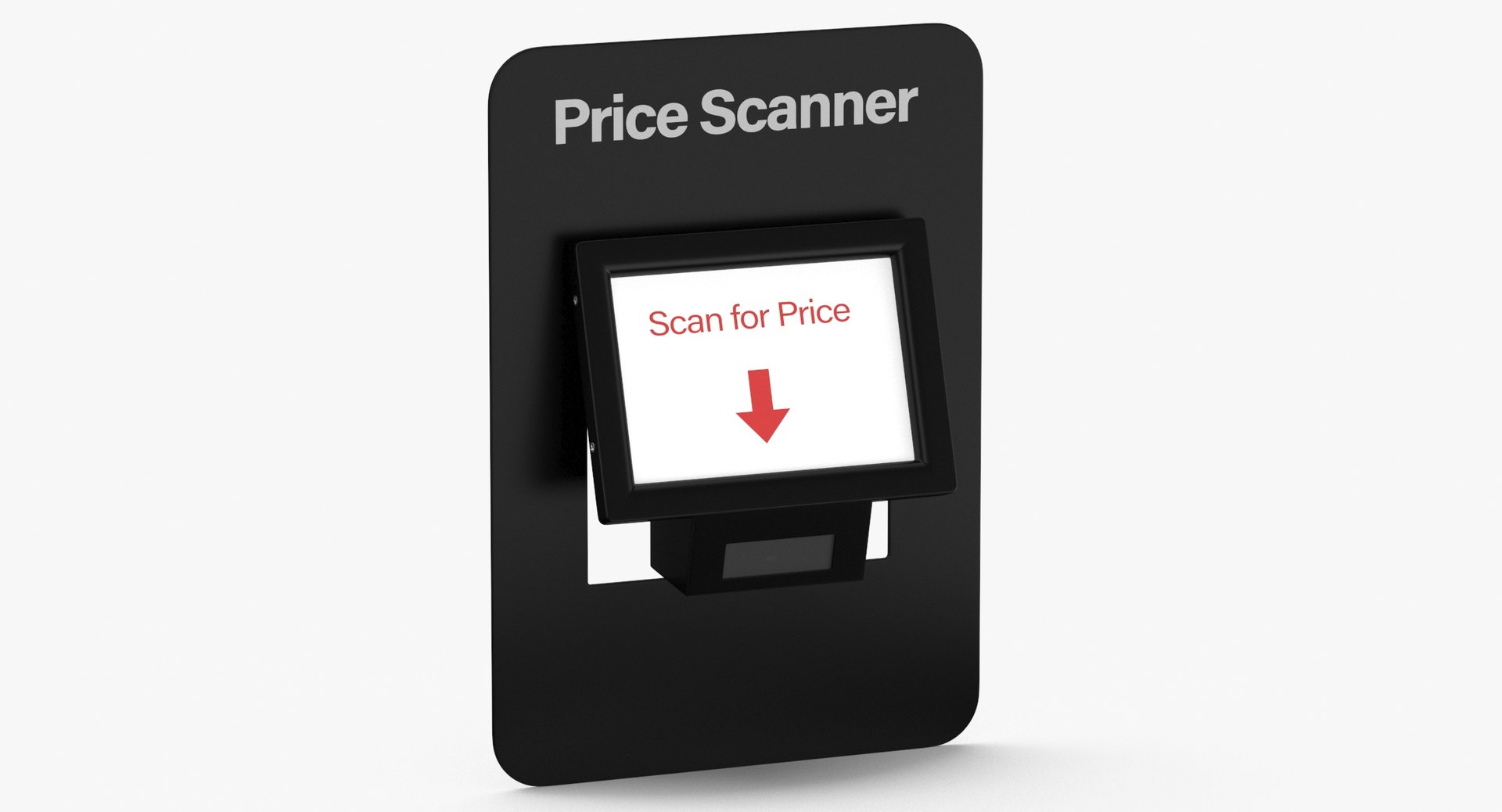 Price Checker 3D Model TurboSquid 2048403