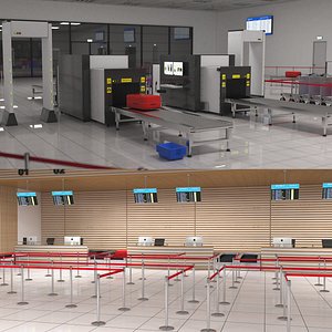 Airport Interior Collection model
