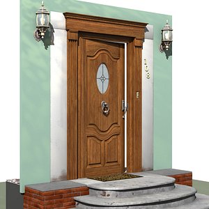 wood door model