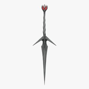 3D dagger weapon knife model