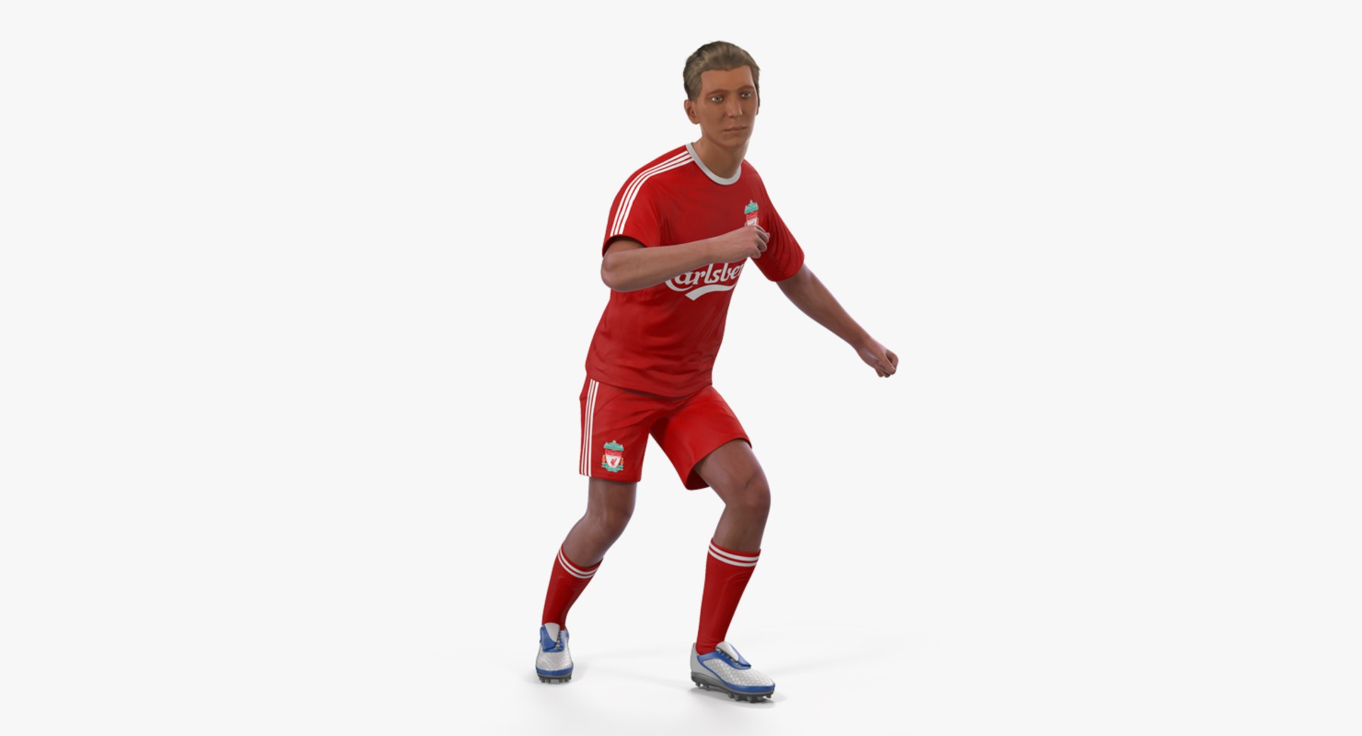 Soccer football player liverpool 3D model - TurboSquid 1314157