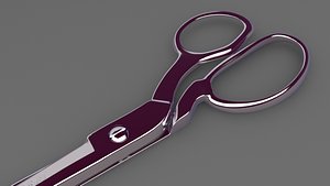 scissors modeled obj