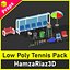 Low Poly Tennis Pack - Props 3D model