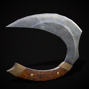 3D Anselm Herb Knife model