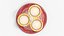 Candle Holder Plate Low-poly