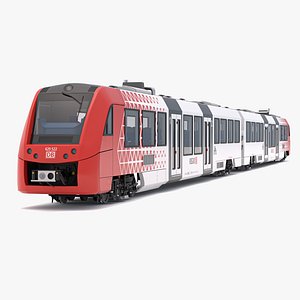 DB Regio Sudwest Alstom Coradia LINT 54 Train 3D model