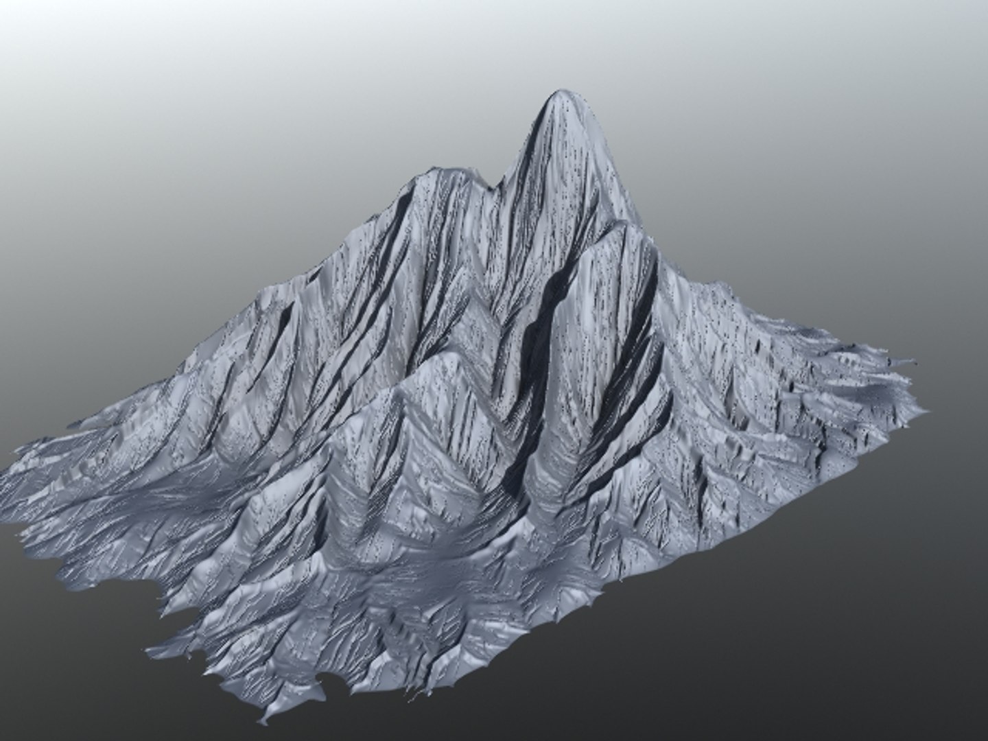 3d model peak