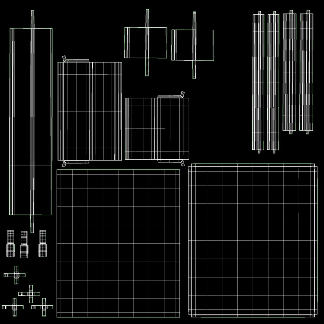 3D wood bed v1 model - TurboSquid 1409307