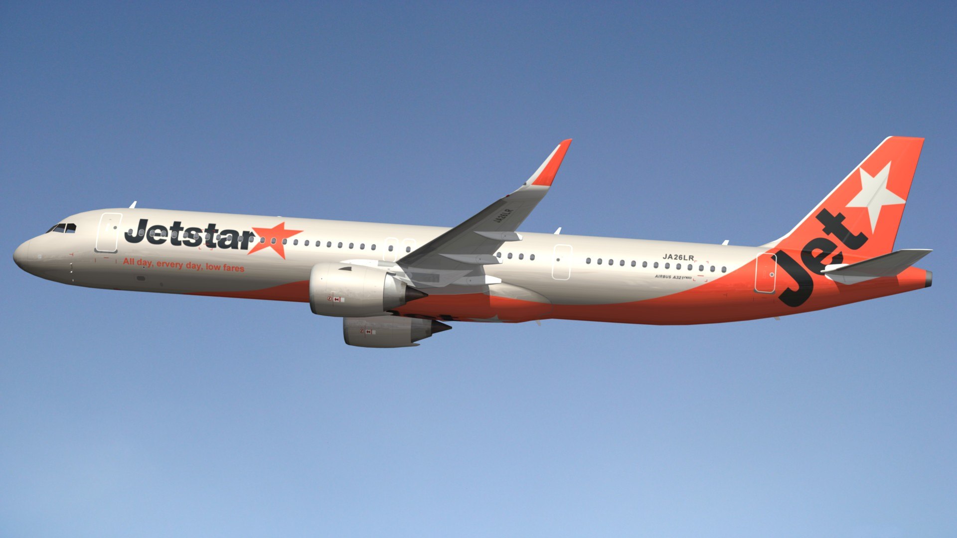 3D Model Airbus A321 Jetstar - TurboSquid 1703362