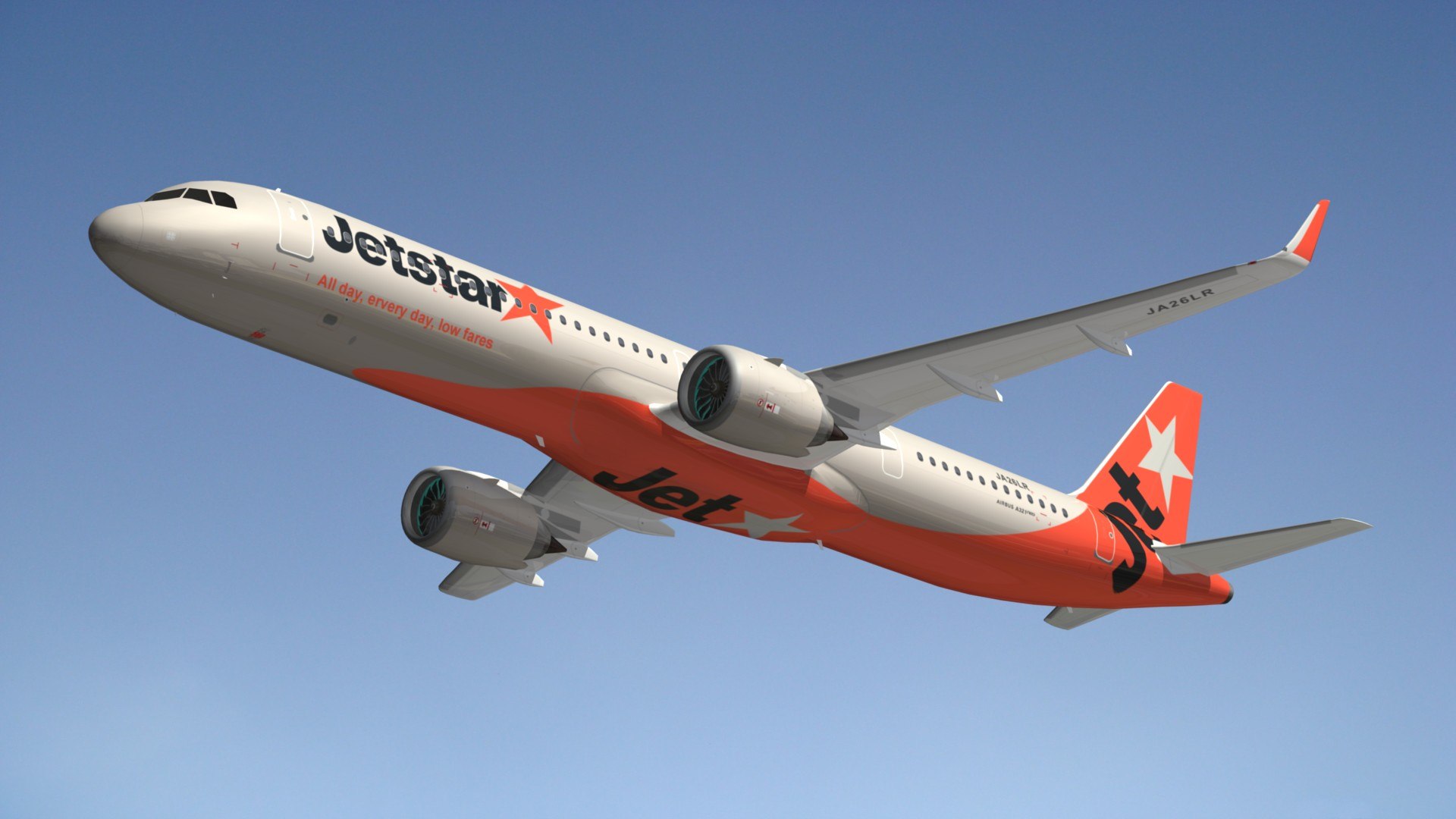 3D Model Airbus A321 Jetstar - TurboSquid 1703362