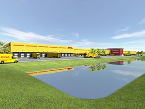 3ds max large logistic