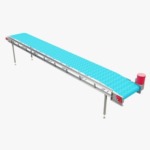 Plastic Belt COnveyor 3D