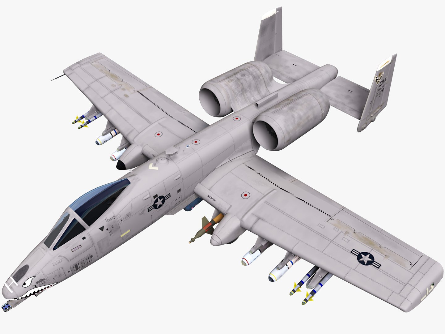 Fairchild Republic A-10 Thunderbolt II Modelo 3D - TurboSquid 1232180, image size:1440x1080