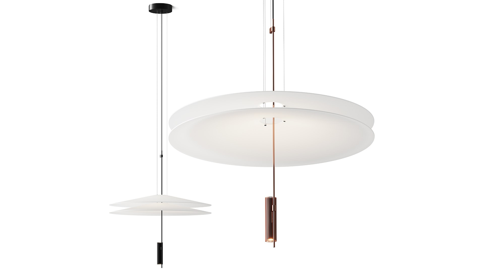 3D Flamingo 1510 Vibia Pendant Lamp Model - TurboSquid 2200930