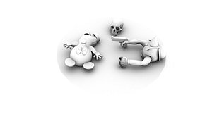 diorama mickey mouse model