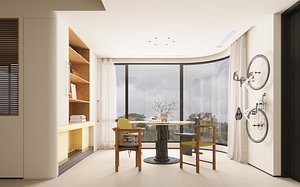 modern dining room
